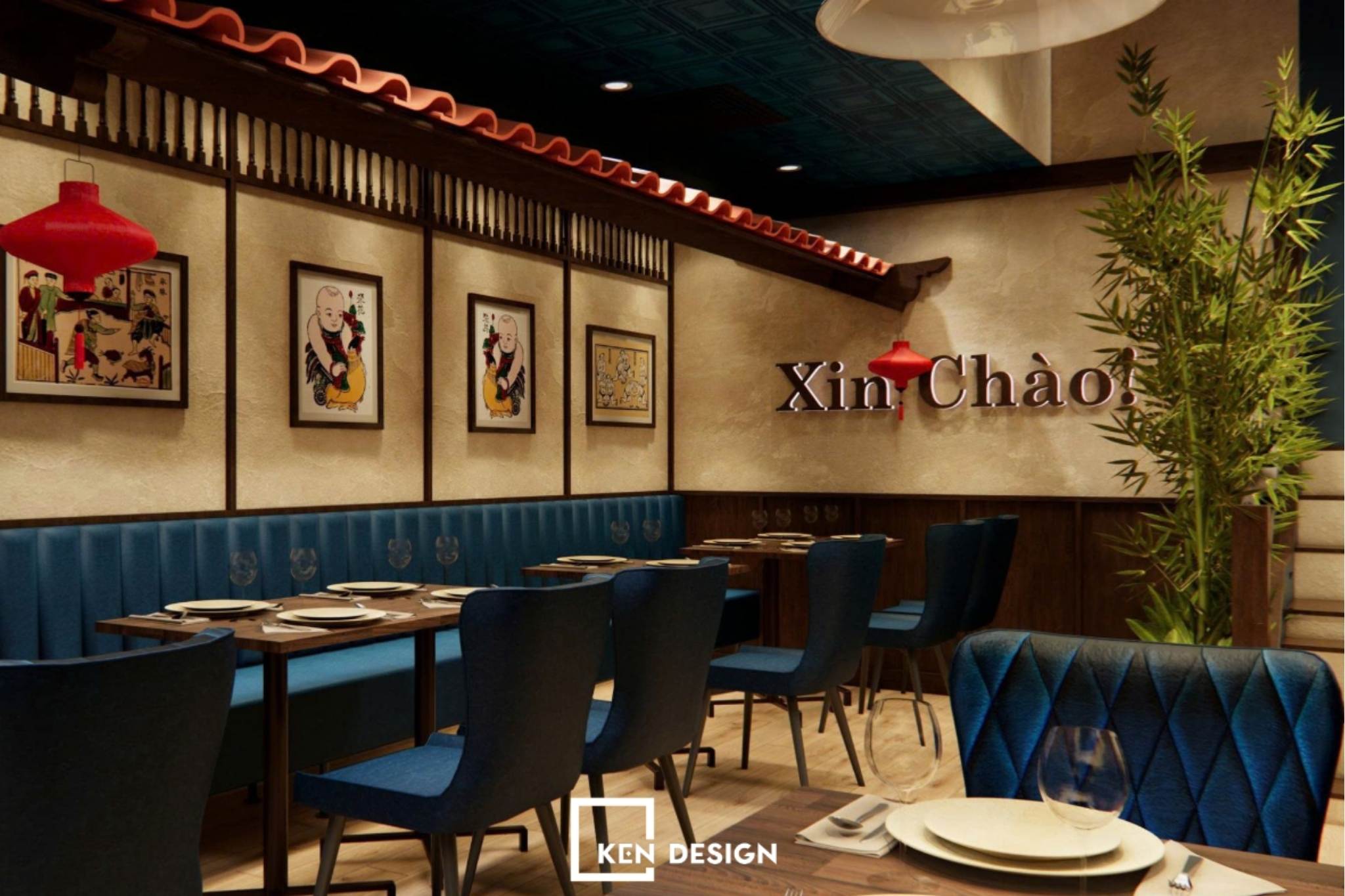 Không gian nhà hàng Đức 